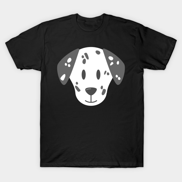 dog face T-Shirt by Christyn Evans